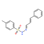 Benzenesulfonic acid, 4-methyl-, 2-[(2E)-3-phenyl-2-propen-1-ylidene]hydrazide