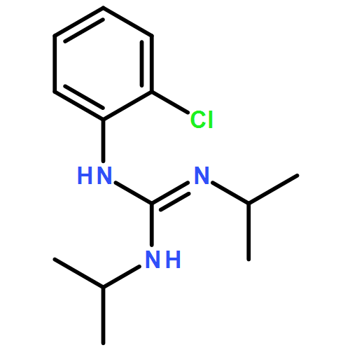 Guanidine, N-(2-chlorophenyl)-N',N''-bis(1-methylethyl)-