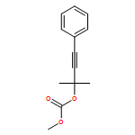 Carbonic acid, 1,1-dimethyl-3-phenyl-2-propyn-1-yl methyl ester