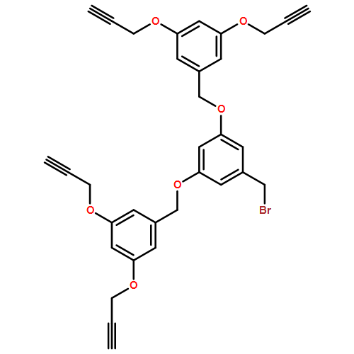 Benzene, 1,3-bis[[3,5-bis(2-propyn-1-yloxy)phenyl]methoxy]-5-(bromomethyl)-