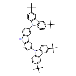 9,3':6',9''-Ter-9H-carbazole, 3,3'',6,6''-tetrakis(1,1-dimethylethyl)-