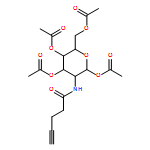 D-Mannopyranose, 2-deoxy-2-[(1-oxo-4-pentyn-1-yl)amino]-, 1,3,4,6-tetraacetate