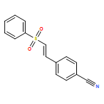 Benzonitrile, 4-[2-(phenylsulfonyl)ethenyl]-, (E)-