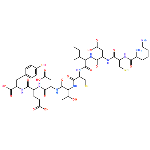 L-Tyrosine, L-lysyl-L-cysteinyl-L-α-aspartyl-L-isoleucyl-L-cysteinyl-L-threonyl-L-α-aspartyl-L-α-glutamyl-