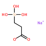 Propanoic acid, 3-(trihydroxysilyl)-, monosodium salt
