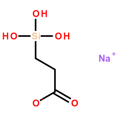 Propanoic acid, 3-(trihydroxysilyl)-, monosodium salt