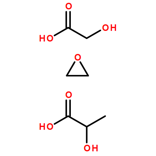 Propanoic acid, 2-hydroxy-, polymer with 2-hydroxyacetic acid and oxirane, triblock