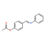 Phenol, 4-[(phenylimino)methyl]-, 1-acetate