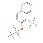 Methanesulfonic acid,1,1,1-trifluoro-, 1-(trimethylsilyl)-2-naphthalenyl ester