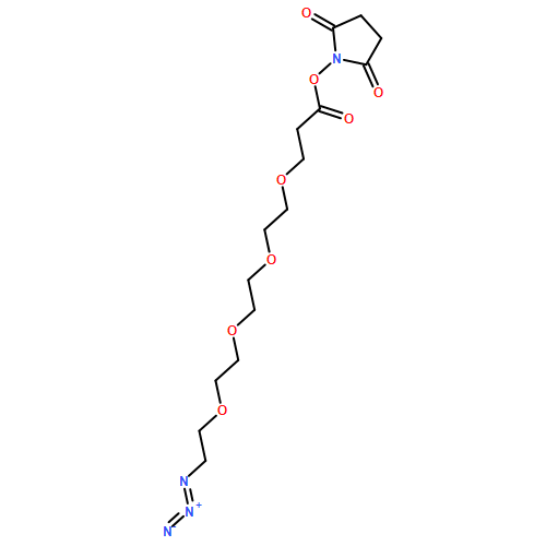 4,7,10,13-Tetraoxapentadecanoic acid, 15-azido-, 2,5-dioxo-1-pyrrolidinyl ester
