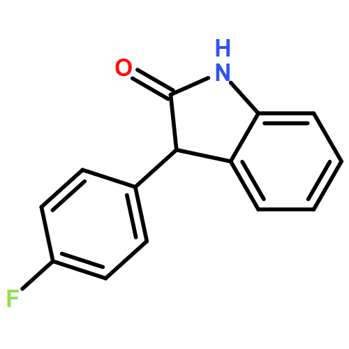 2H-Indol-2-one, 3-(4-fluorophenyl)-1,3-dihydro-