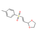 1,3-Dioxolane, 2-[2-[(4-methylphenyl)sulfonyl]ethenyl]-, (E)-