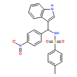 Benzenesulfonamide, N-[(S)-1H-indol-3-yl(4-nitrophenyl)methyl]-4-methyl-