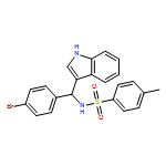 Benzenesulfonamide, N-[(S)-(4-bromophenyl)-1H-indol-3-ylmethyl]-4-methyl-