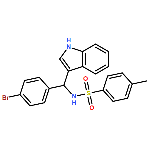 Benzenesulfonamide, N-[(S)-(4-bromophenyl)-1H-indol-3-ylmethyl]-4-methyl-