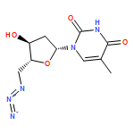 Thymidine, 5'-azido-5'-deoxy-