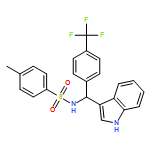 Benzenesulfonamide, N-[(S)-1H-indol-3-yl[4-(trifluoromethyl)phenyl]methyl]-4-methyl-