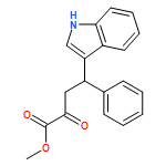 1H-Indole-3-butanoic acid, α-oxo-γ-phenyl-, methyl ester, (γR)-