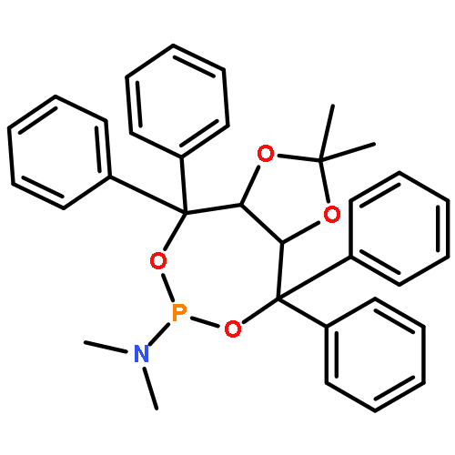 (3aR,8aR)-N,N,2,2-Tetramethyl-4,4,8,8-tetraphenyltetrahydro-[1,3]dioxolo[4,5-e][1,3,2]dioxaphosphepin-6-amine