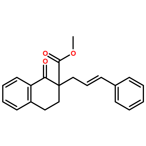 2-Naphthalenecarboxylic acid, 1,2,3,4-tetrahydro-1-oxo-2-[(2E)-3-phenyl-2-propen-1-yl]-, methyl ester