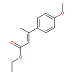 2-Butenoic acid, 3-(4-methoxyphenyl)-, ethyl ester, (2E)-