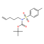 Carbamic acid, N-[(4-methylphenyl)sulfonyl]-N-4-penten-1-yl-, 1,1-dimethylethyl ester