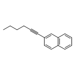 Naphthalene, 2-(1-hexyn-1-yl)-