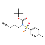 Carbamic acid, N-[(4-methylphenyl)sulfonyl]-N-4-pentyn-1-yl-, 1,1-dimethylethyl ester
