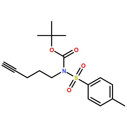 Carbamic acid, N-[(4-methylphenyl)sulfonyl]-N-4-pentyn-1-yl-, 1,1-dimethylethyl ester