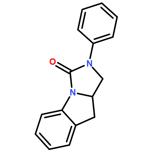 3H-Imidazo[1,5-a]indol-3-one, 1,2,9,9a-tetrahydro-2-phenyl-