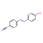 Benzonitrile, 4-[(1E)-2-(4-hydroxyphenyl)diazenyl]-
