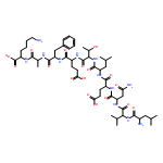 L-Lysine, L-leucyl-L-valyl-L-asparaginyl-L-α-glutamyl-L-leucyl-L-threonyl-L-α-glutamyl-L-phenylalanyl-L-alanyl-