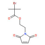 Propanoic acid, 2-bromo-2-methyl-, 2-(2,5-dihydro-2,5-dioxo-1H-pyrrol-1-yl)ethyl ester