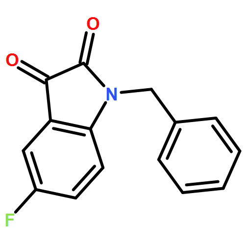 1H-Indole-2,3-dione, 5-fluoro-1-(phenylmethyl)-