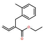 Benzenepropanoic acid, α-ethenylidene-2-methyl-, ethyl ester