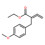 Benzenepropanoic acid, α-ethenylidene-4-methoxy-, ethyl ester