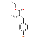 Benzenepropanoic acid, 4-bromo-α-ethenylidene-, ethyl ester