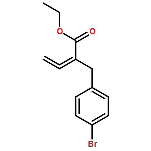 Benzenepropanoic acid, 4-bromo-α-ethenylidene-, ethyl ester