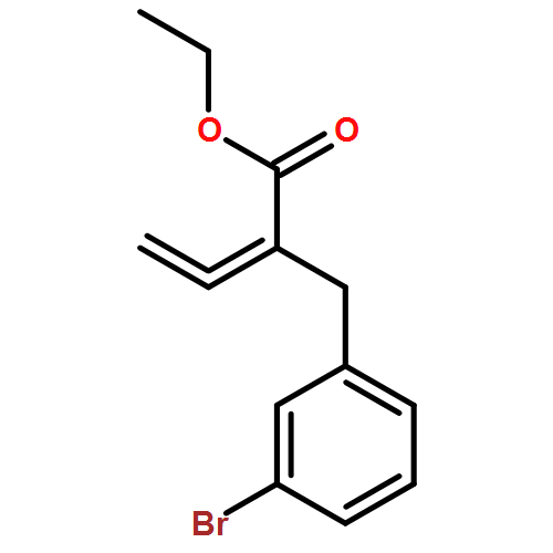 Benzenepropanoic acid, 3-bromo-α-ethenylidene-, ethyl ester