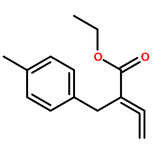 Benzenepropanoic acid, α-ethenylidene-4-methyl-, ethyl ester
