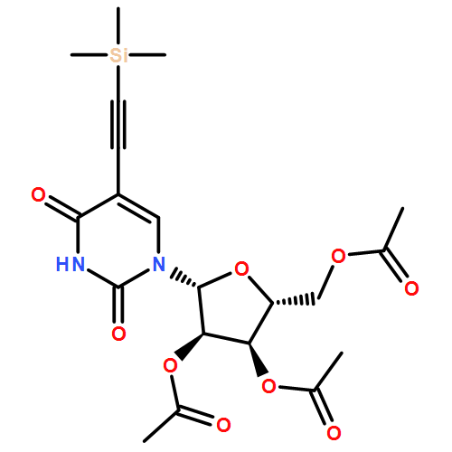 Uridine, 5-[(trimethylsilyl)ethynyl]-, 2',3',5'-triacetate