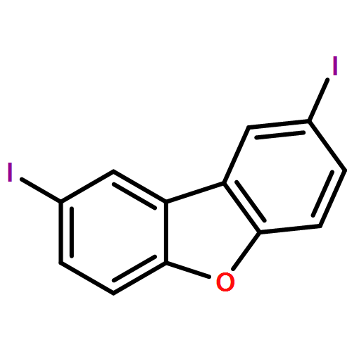Dibenzofuran, 2,8-diiodo-