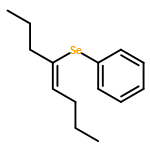 Benzene, [(1-propyl-1-pentenyl)seleno]-, (Z)-