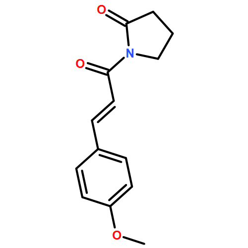 2-Pyrrolidinone, 1-[3-(4-methoxyphenyl)-1-oxo-2-propenyl]-, (E)-