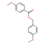 Benzoic acid, 4-methoxy-, (4-methoxyphenyl)methyl ester