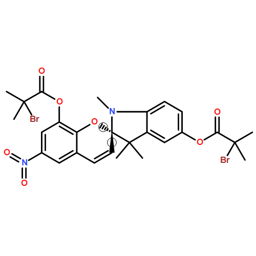 Propanoic acid, 2-bromo-2-methyl-, 1,1'-[(2S)-1',3'-dihydro-1',3',3'-trimethyl-6-nitrospiro[2H-1-benzopyran-2,2'-[2H]indole]-5',8-diyl] ester 