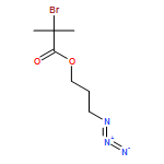 Propanoic acid, 2-bromo-2-methyl-, 3-azidopropyl ester