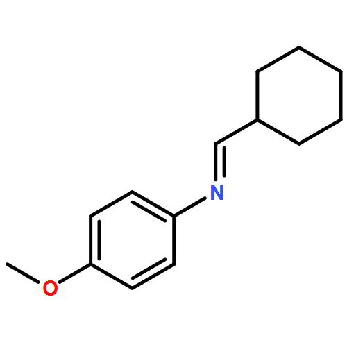 Benzenamine, N-(cyclohexylmethylene)-4-methoxy-