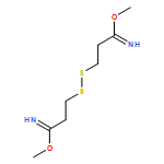Propanimidic acid, 3,3'-dithiobis-, 1,1'-dimethyl ester