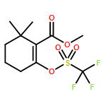 1-Cyclohexene-1-carboxylic acid,6,6-dimethyl-2-[[(trifluoromethyl)sulfonyl]oxy]-, methyl ester